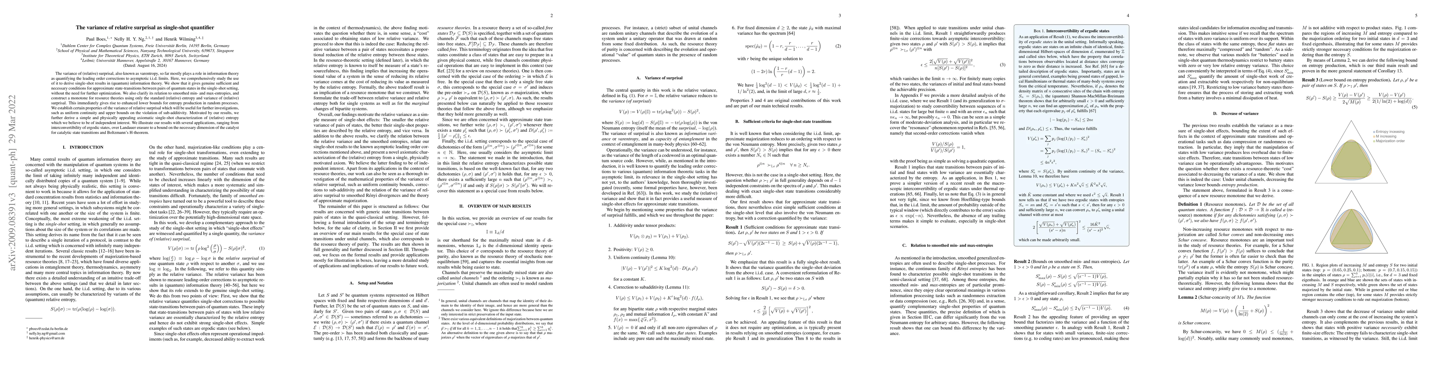 Thumbnail for The variance of relative surprisal as single-shot quantifier