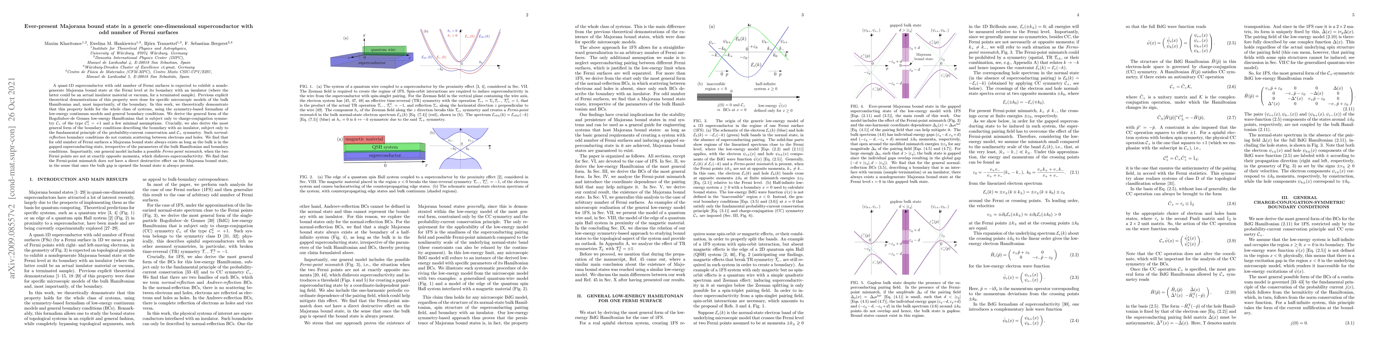 Thumbnail for Ever-present Majorana bound state in a generic one-dimensional
  superconductor with odd number of Fermi surfaces