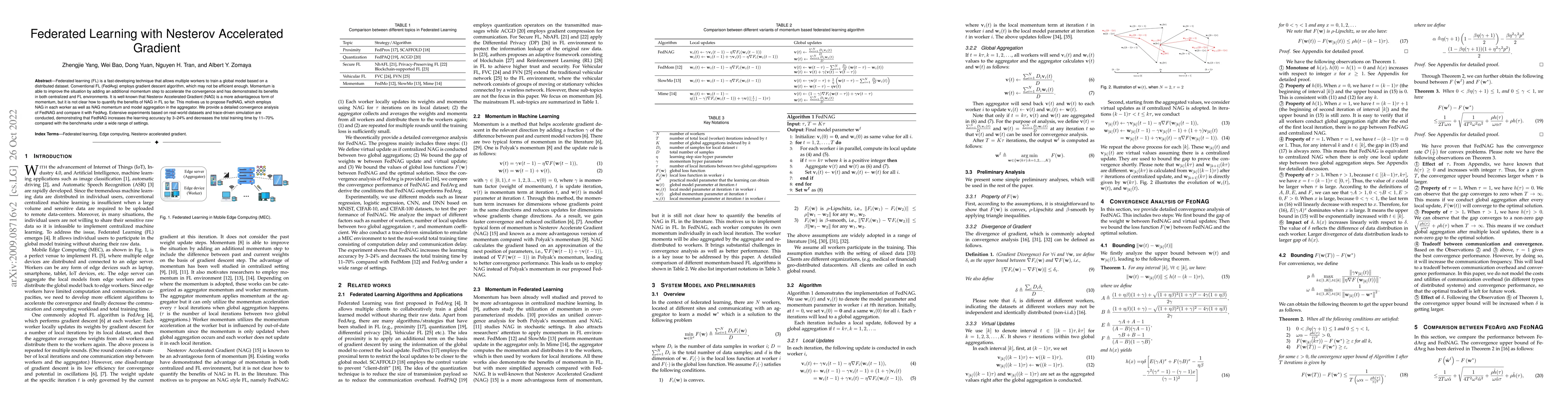 Thumbnail for Federated Learning with Nesterov Accelerated Gradient
