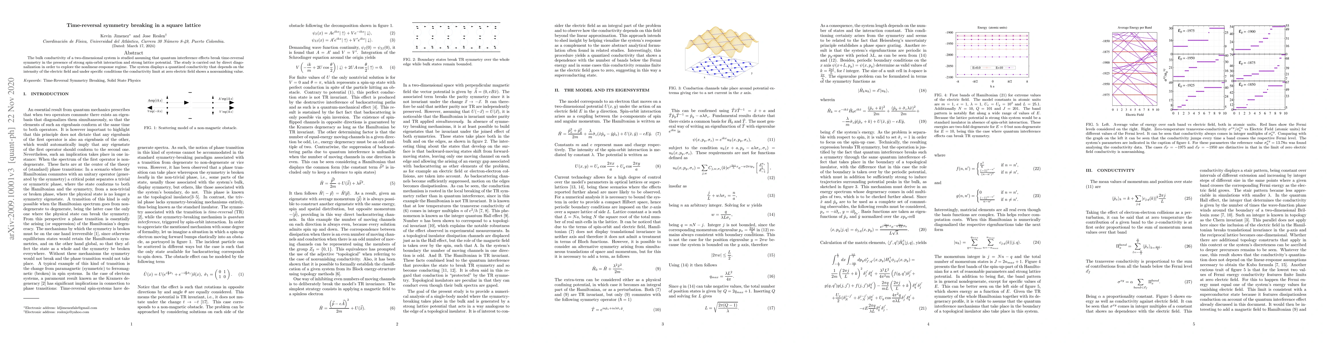 Thumbnail for Time-reversal symmetry breaking in a square lattice