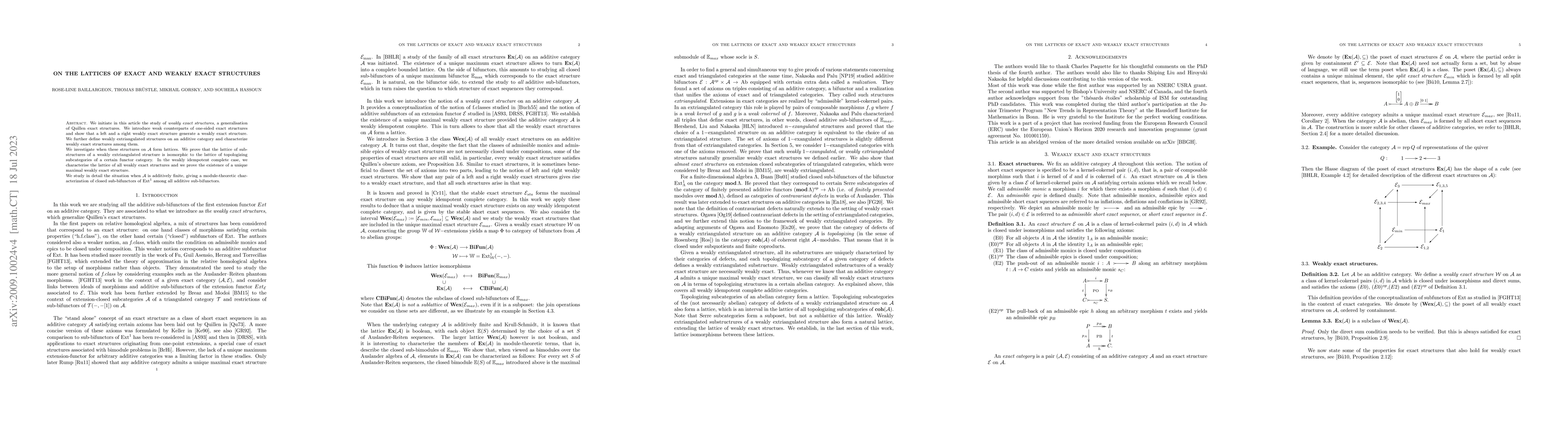Thumbnail for On the lattices of exact and weakly exact structures
