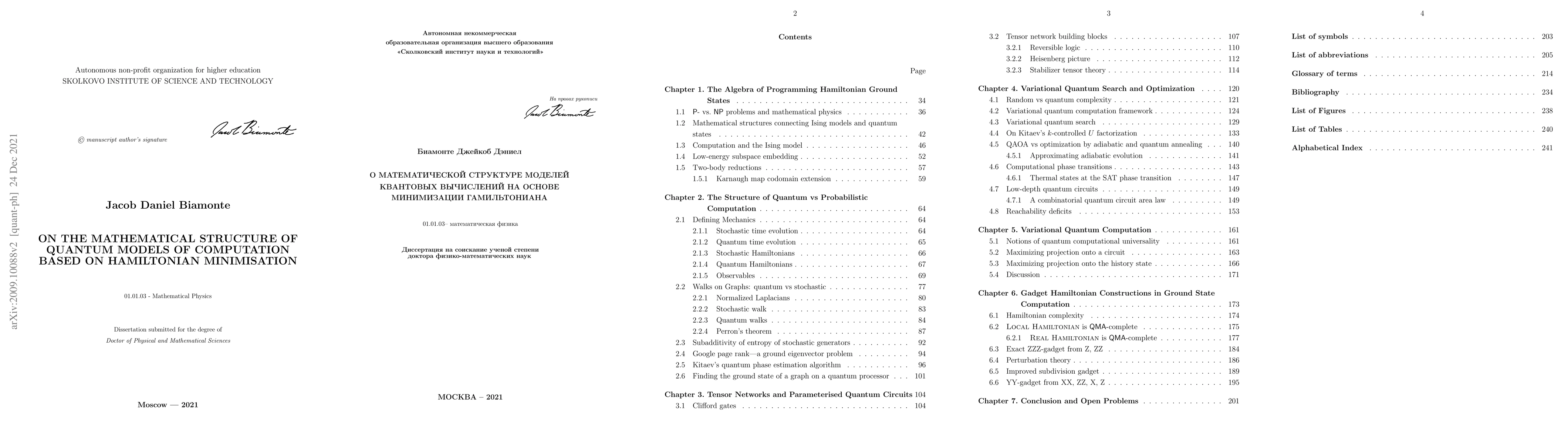 Thumbnail for On the mathematical structure of quantum models of computation based on
  Hamiltonian minimisation