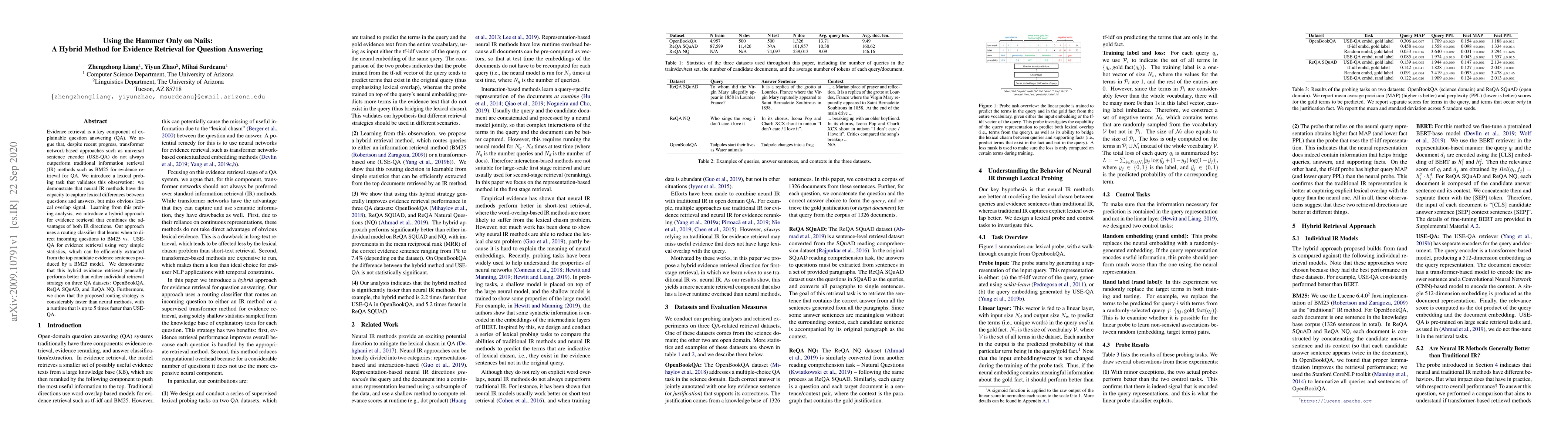 Thumbnail for Using the Hammer Only on Nails: A Hybrid Method for Evidence Retrieval
  for Question Answering