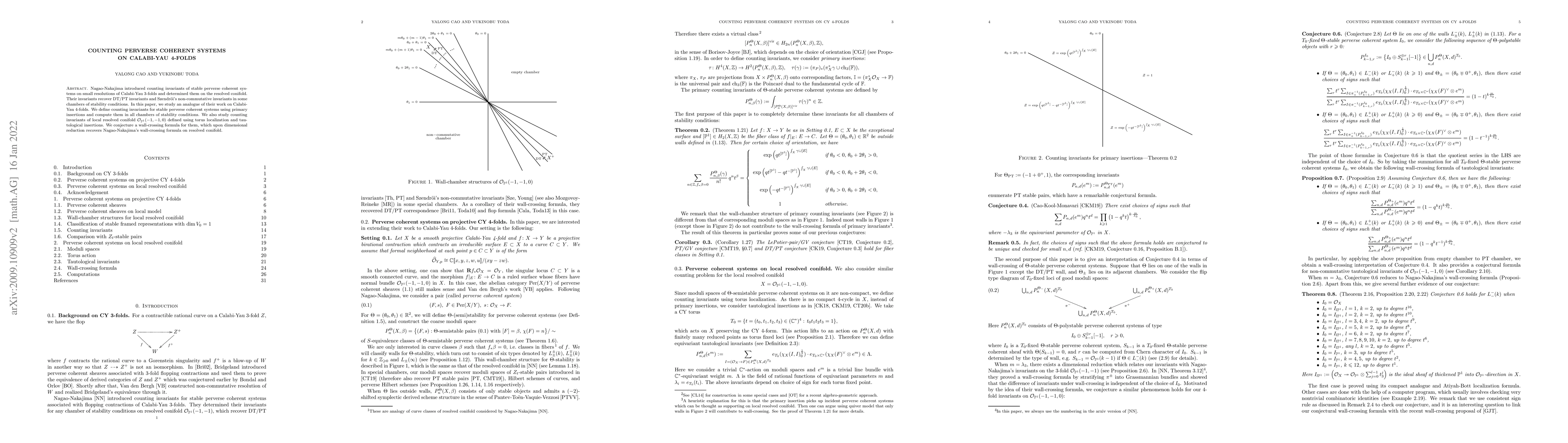 Thumbnail for Counting perverse coherent systems on Calabi-Yau 4-folds