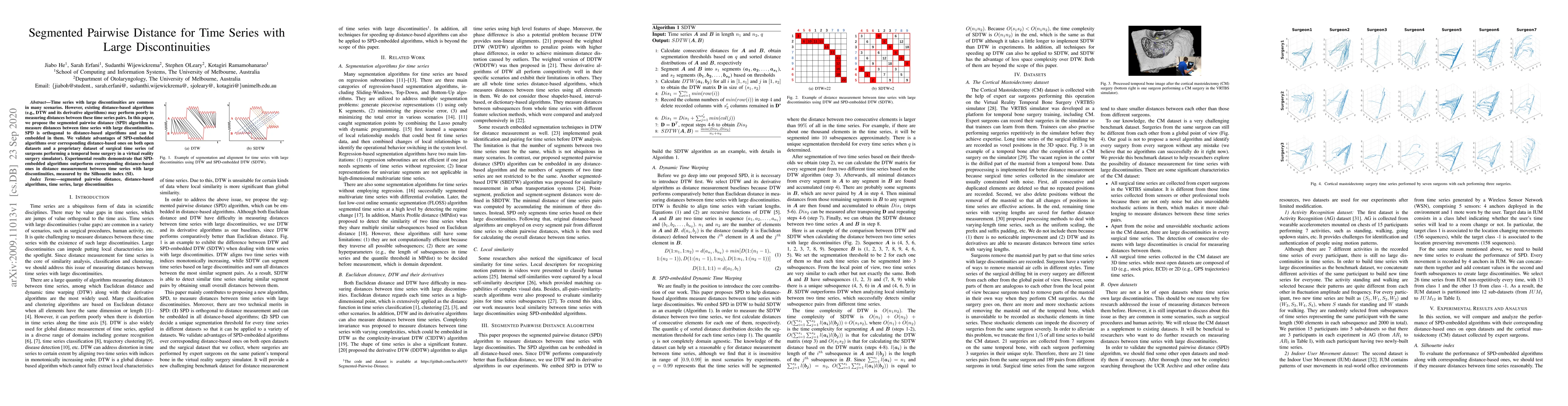 Thumbnail for Segmented Pairwise Distance for Time Series with Large Discontinuities