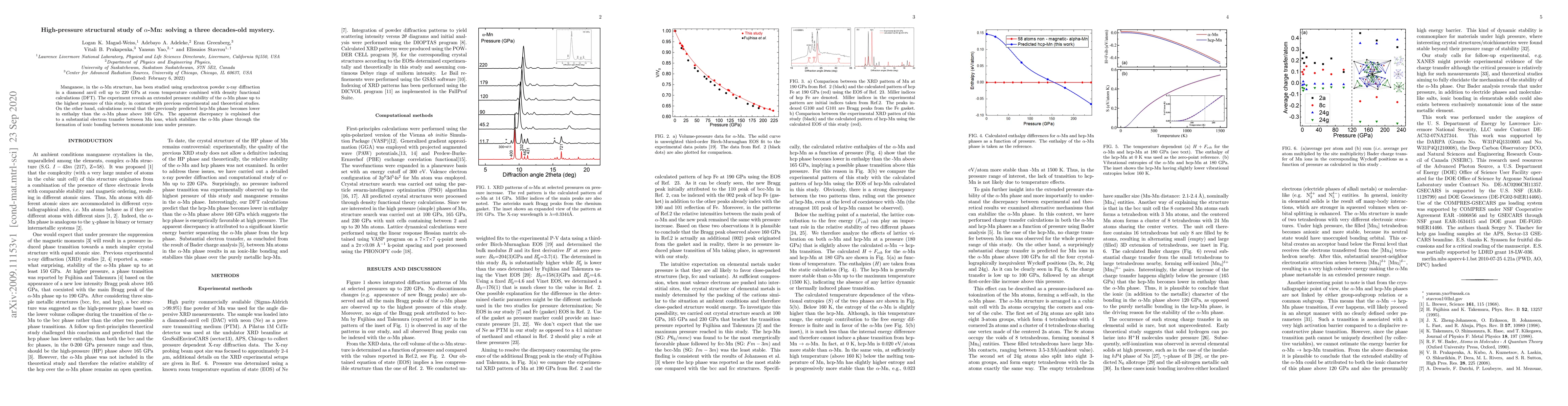 Thumbnail for High-pressure structural study of a-Mn: solving a three decades-old
  mystery