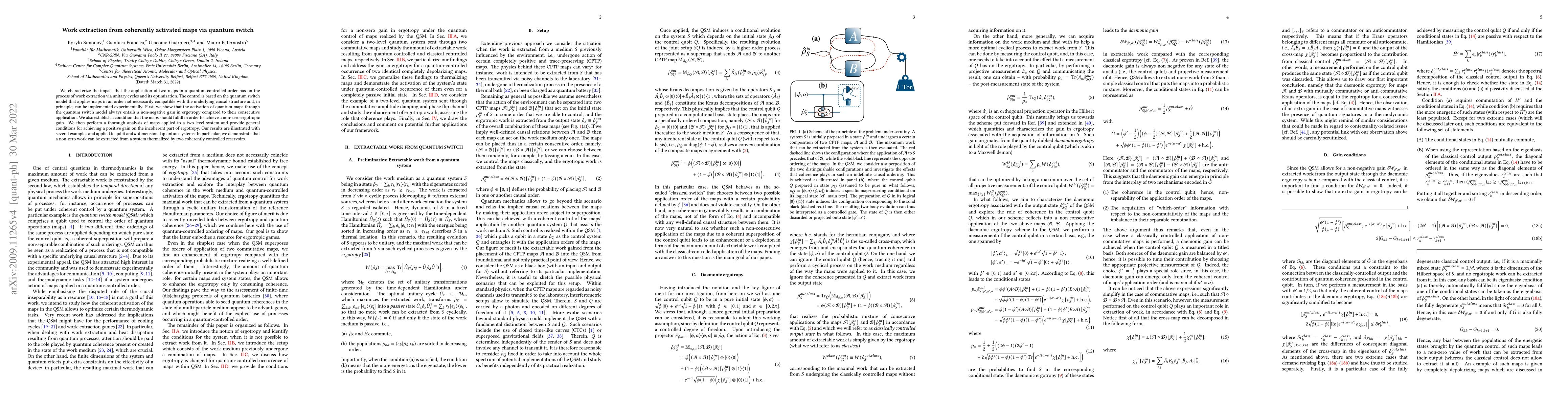Thumbnail for Work extraction from coherently activated maps via quantum switch
