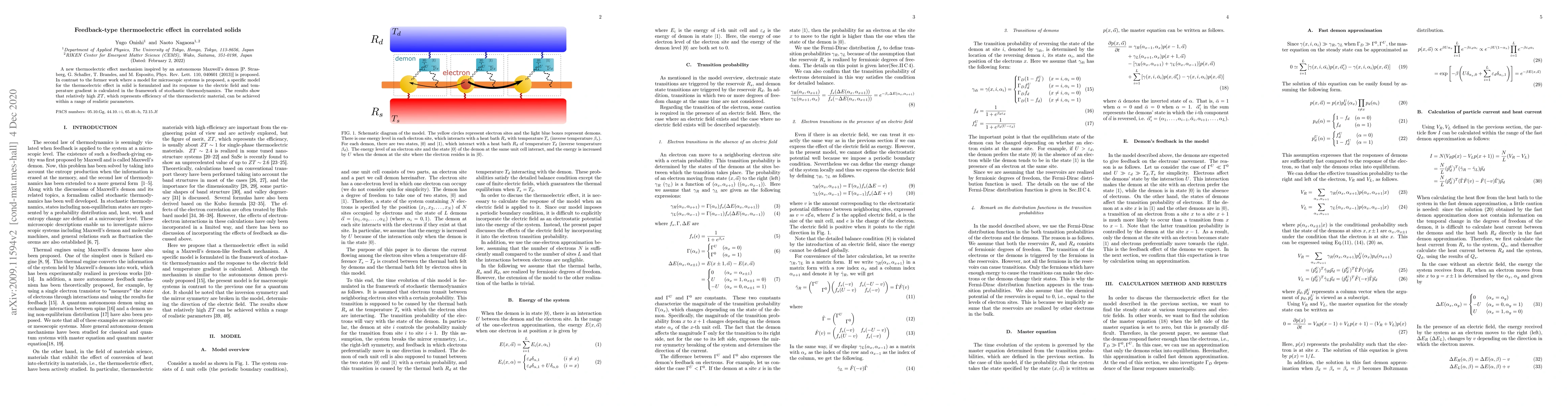 Thumbnail for Feedback-type thermoelectric effect in correlated solids