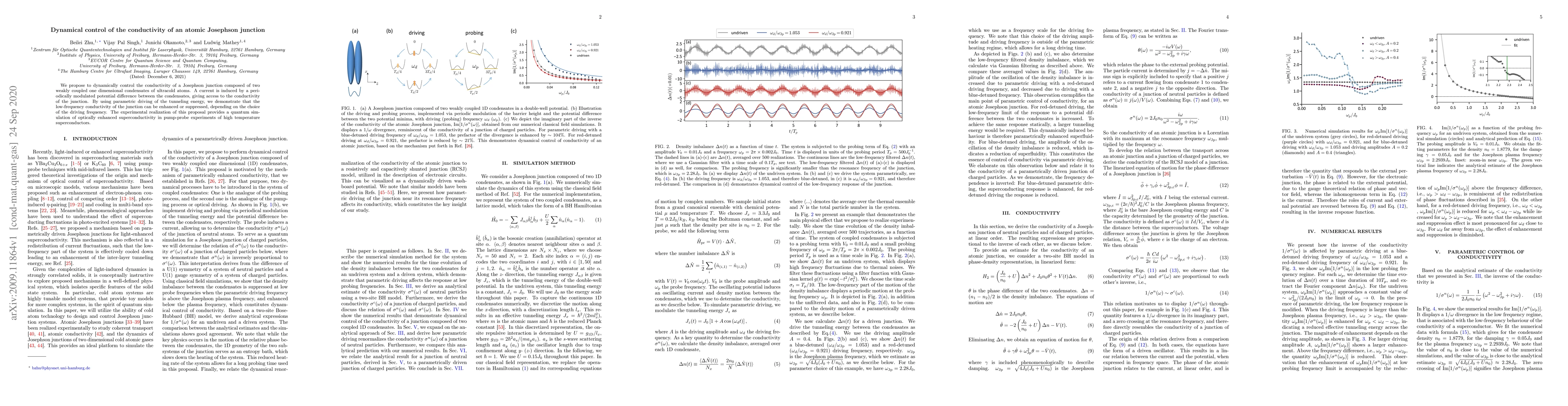 Thumbnail for Dynamical control of the conductivity of an atomic Josephson junction