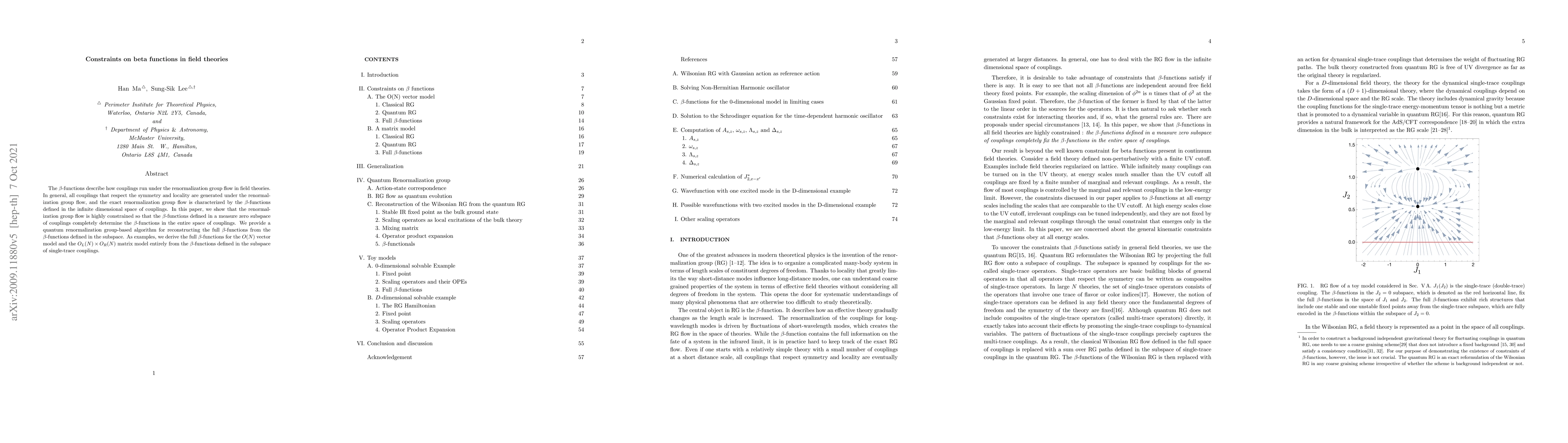 Thumbnail for Constraints on beta functions in field theories