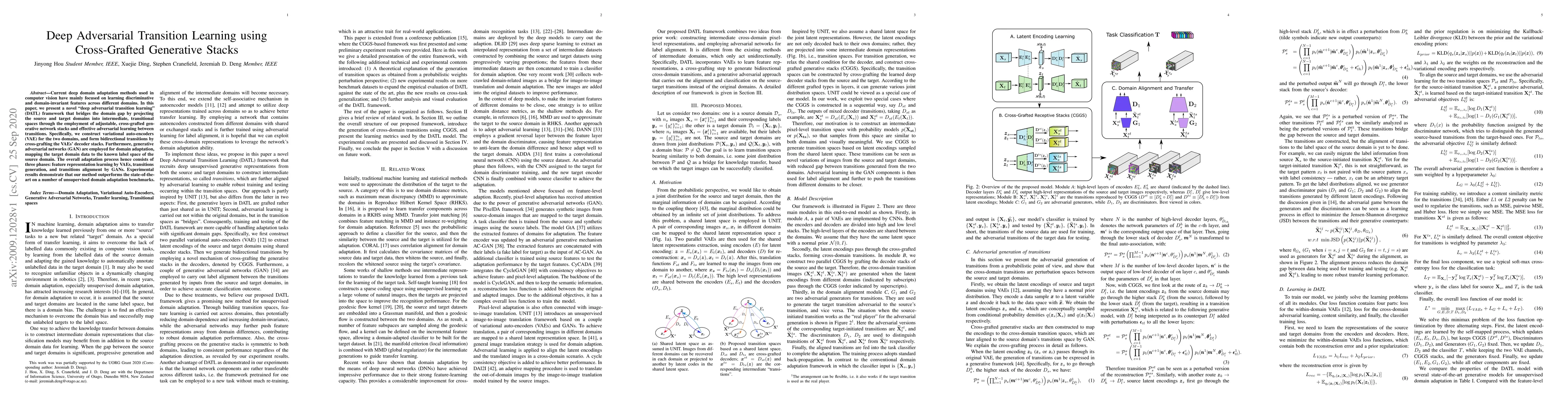 Thumbnail for Deep Adversarial Transition Learning using Cross-Grafted Generative
  Stacks