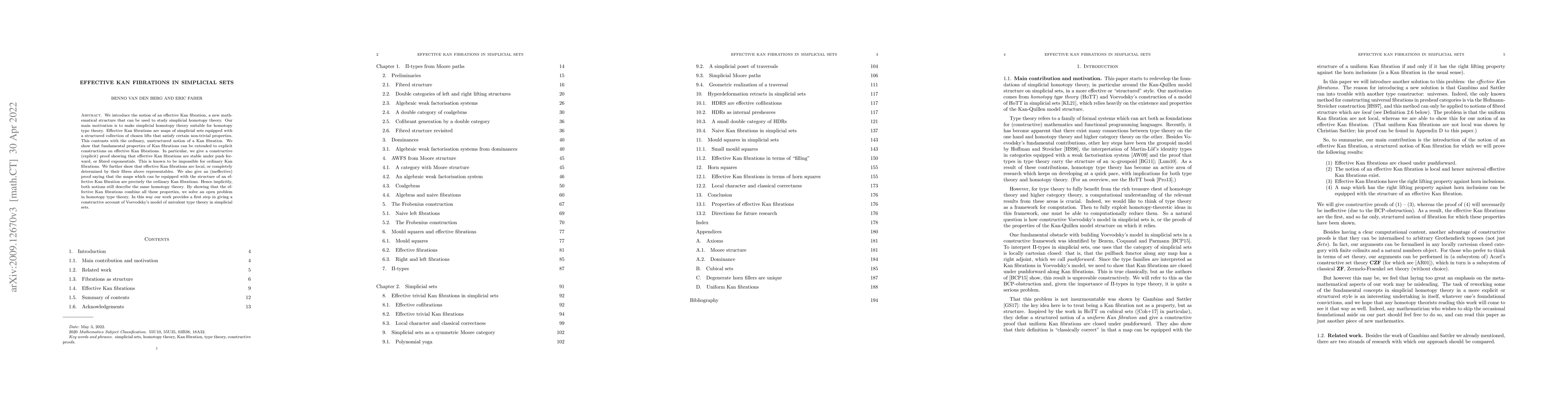 Thumbnail for Effective Kan fibrations in simplicial sets