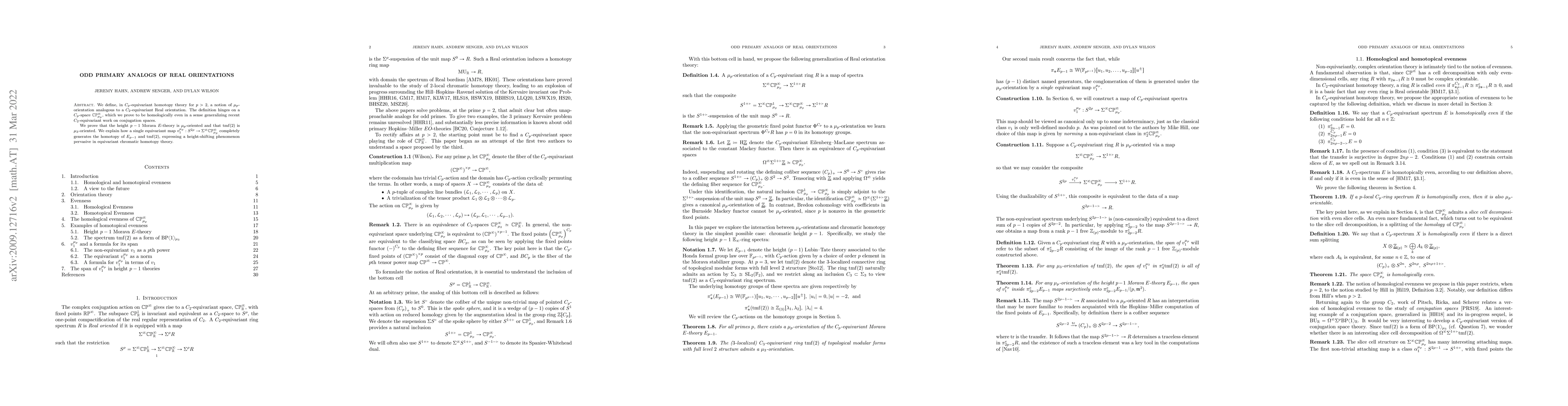 Thumbnail for Odd primary analogs of Real orientations