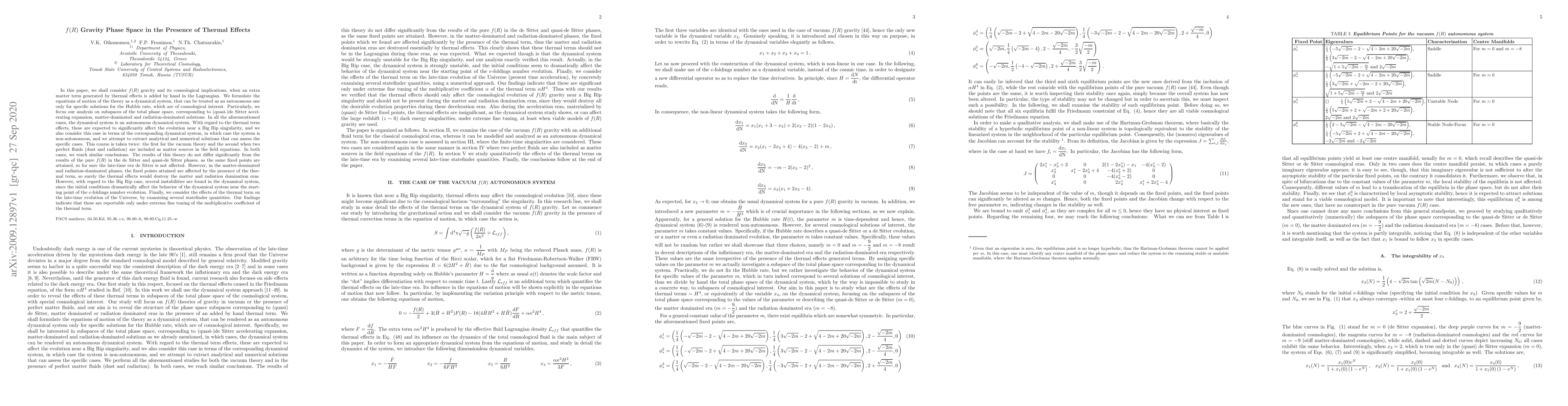 Thumbnail for $f(R)$ Gravity Phase Space in the Presence of Thermal Effects
