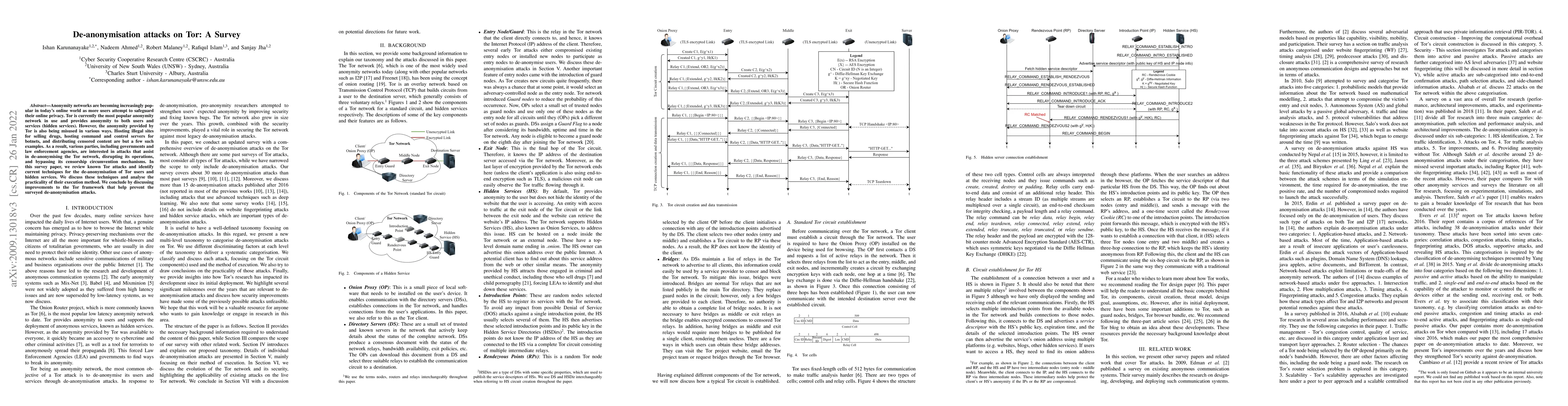 Thumbnail for De-anonymisation attacks on Tor: A Survey