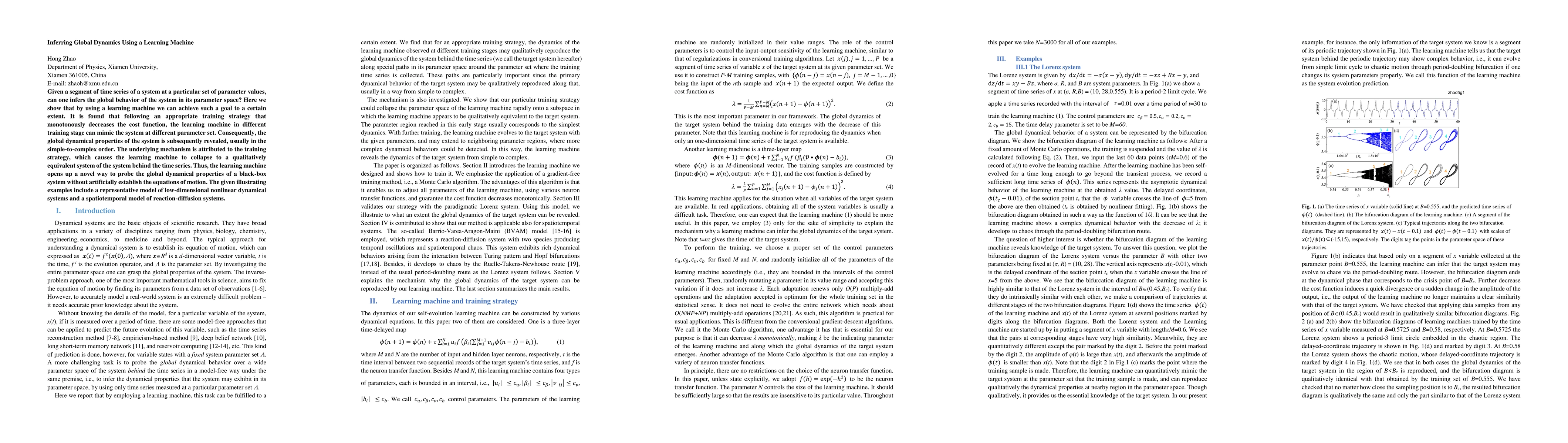 Thumbnail for Inferring Global Dynamics Using a Learning Machine