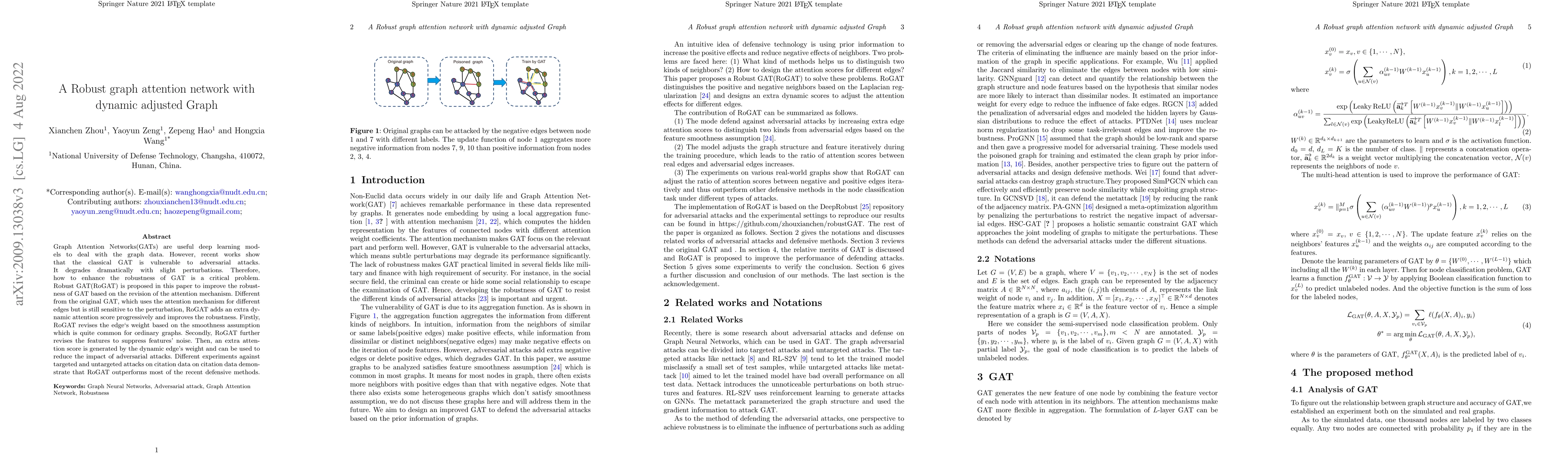 Thumbnail for A Robust graph attention network with dynamic adjusted Graph