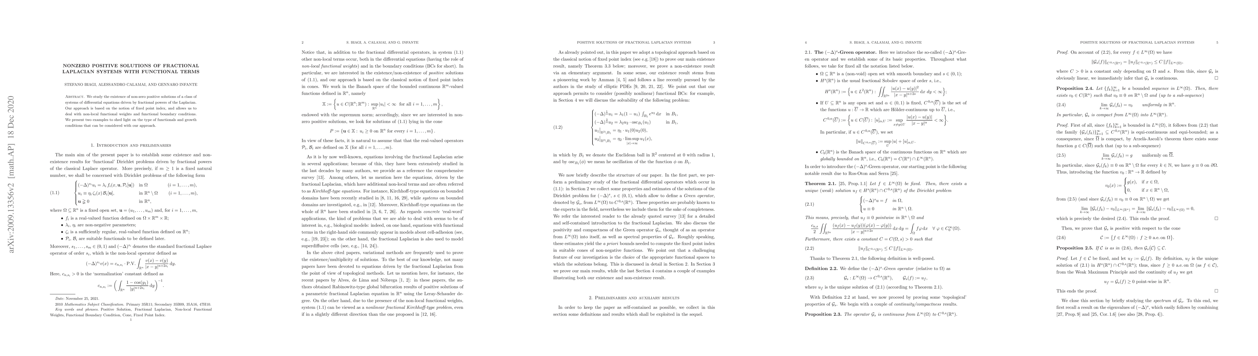 Thumbnail for Nonzero positive solutions of fractional Laplacian systems with
  functional terms