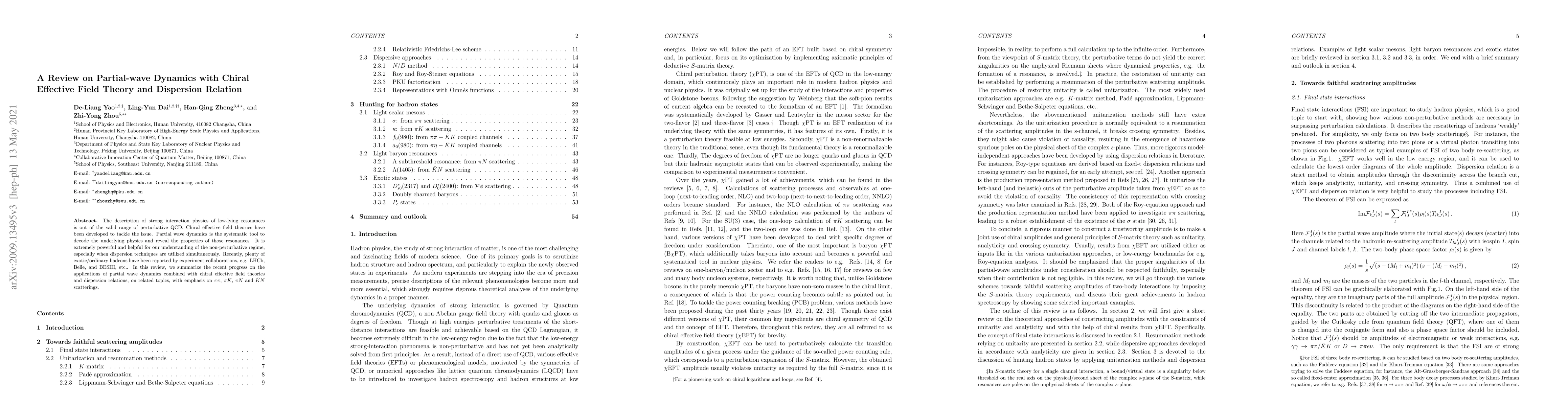 Thumbnail for A Review on Partial-wave Dynamics with Chiral Effective Field Theory and
  Dispersion Relation