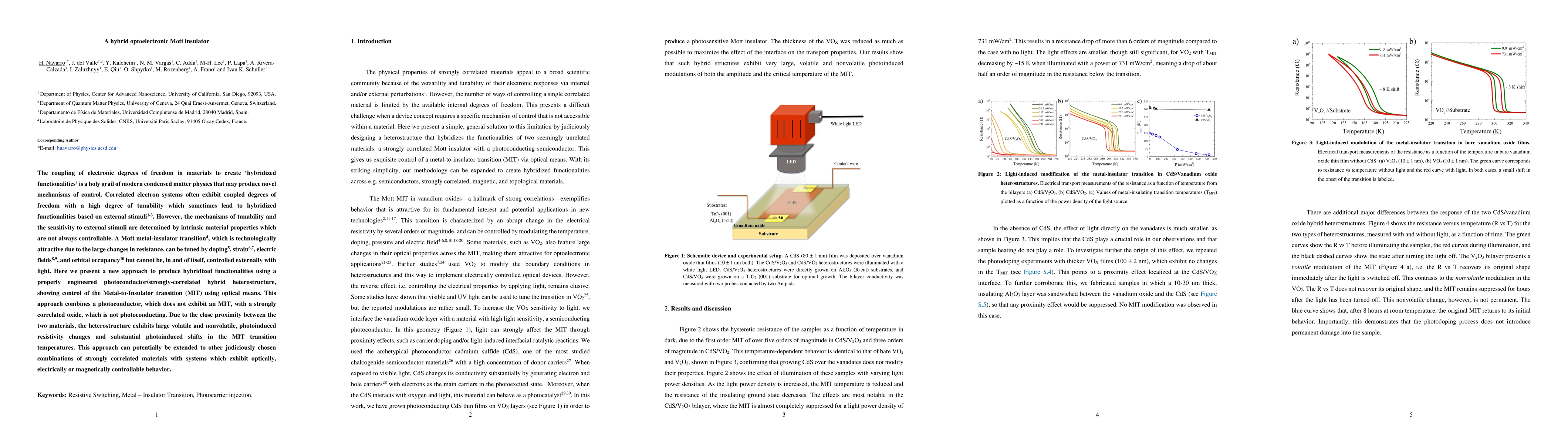 Thumbnail for A hybrid optoelectronic Mott insulator