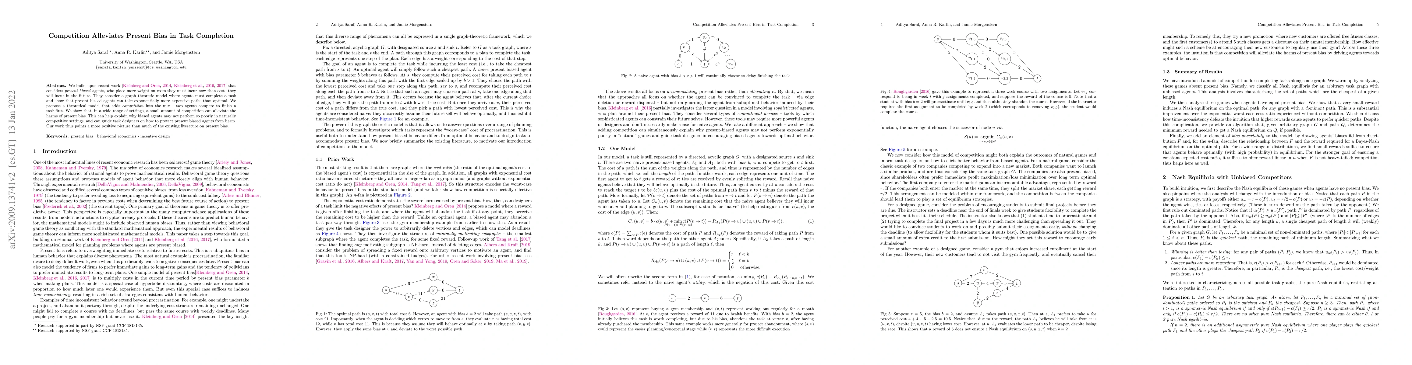 Thumbnail for Competition Alleviates Present Bias in Task Completion