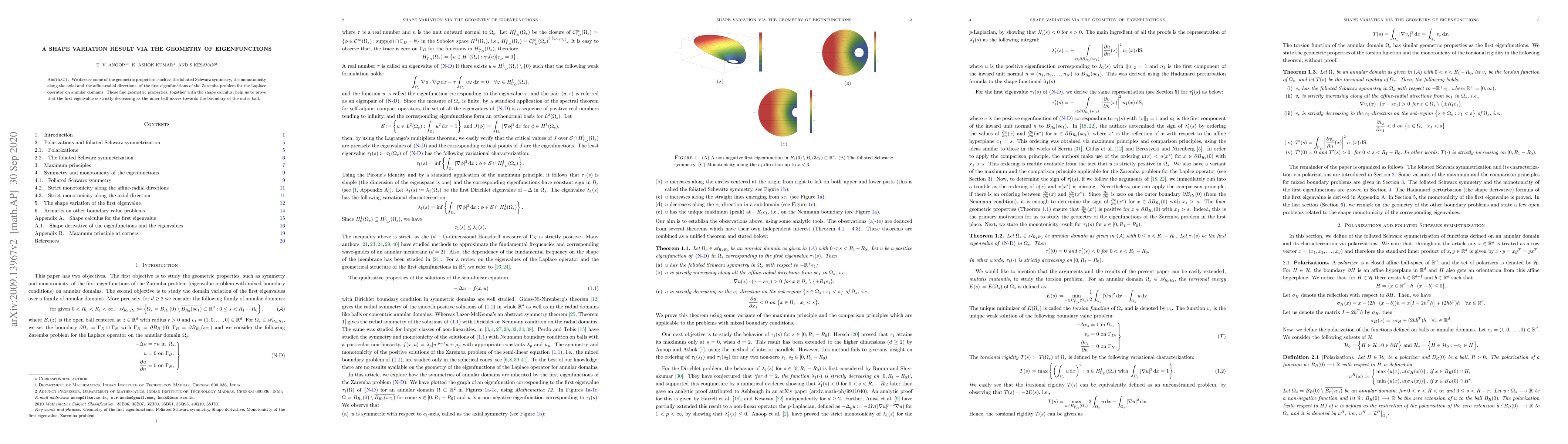Thumbnail for A shape variation result via the geometry of eigenfunctions