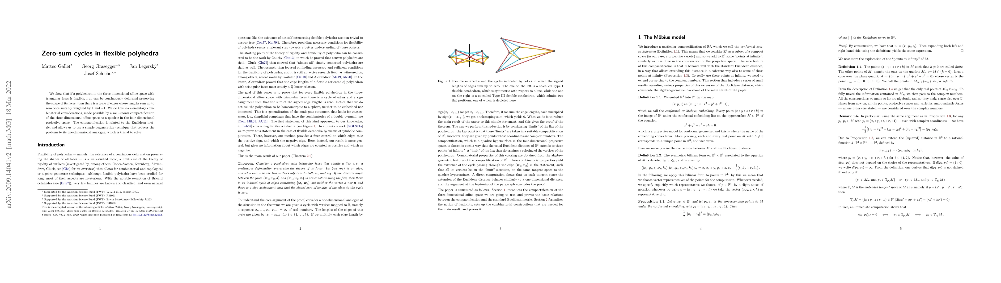 Thumbnail for Zero-sum cycles in flexible polyhedra