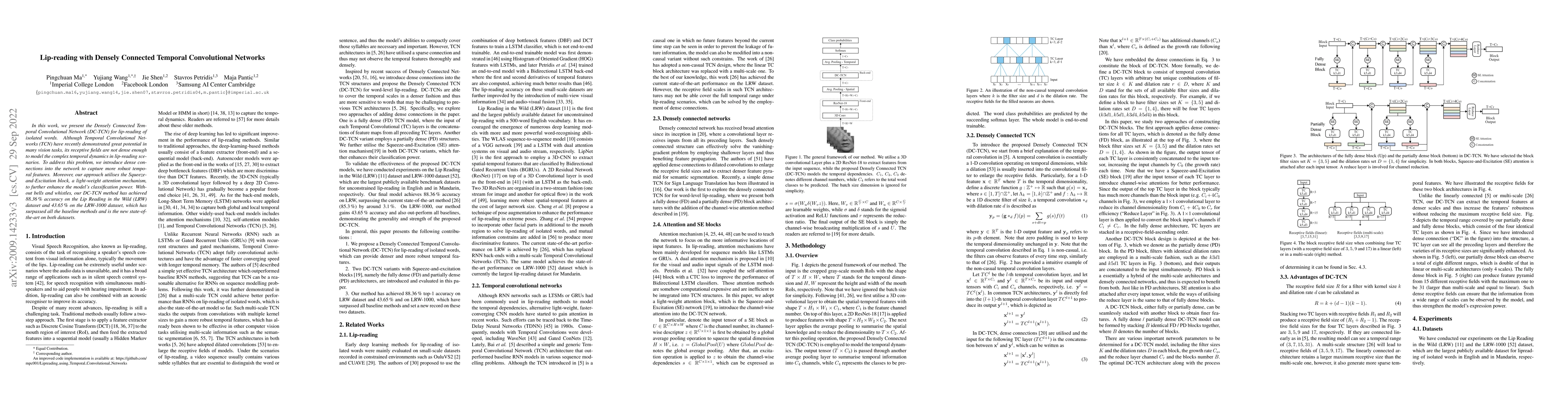 Thumbnail for Lip-reading with Densely Connected Temporal Convolutional Networks
