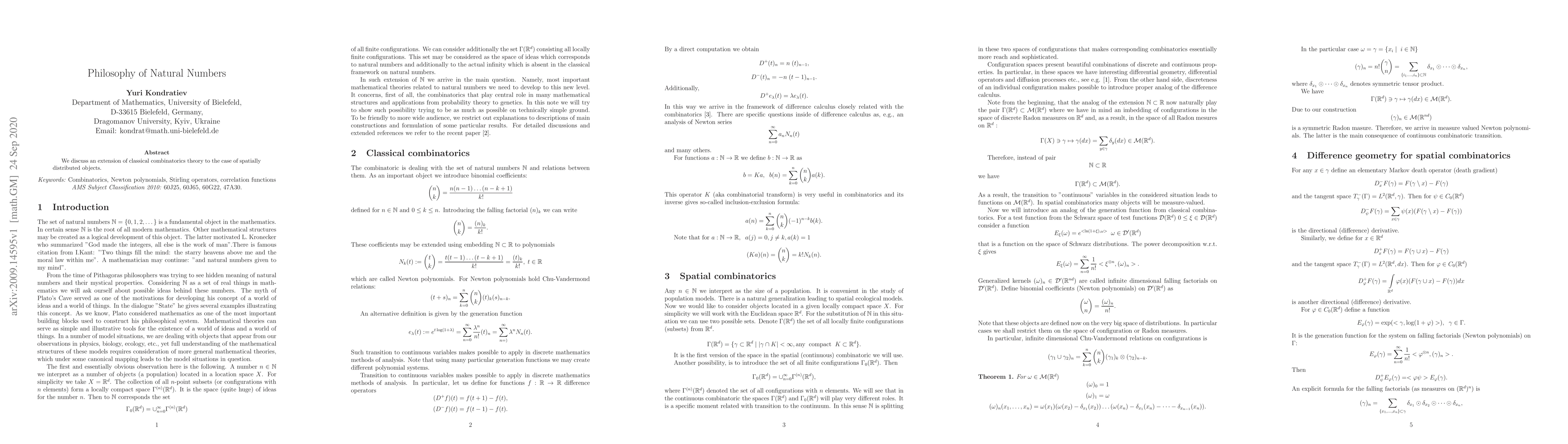 Thumbnail for Philosophy of Natural Numbers