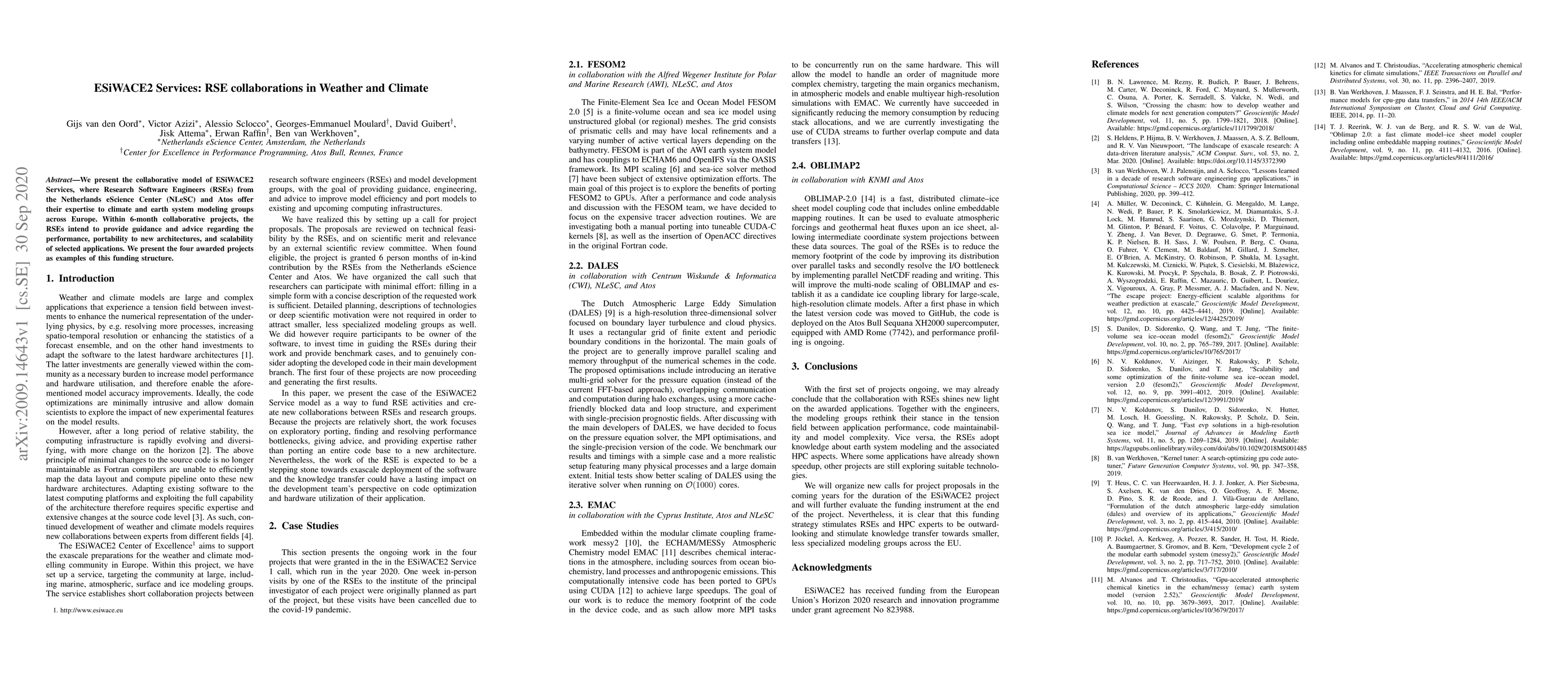 Thumbnail for ESiWACE2 Services: RSE collaborations in Weather and Climate