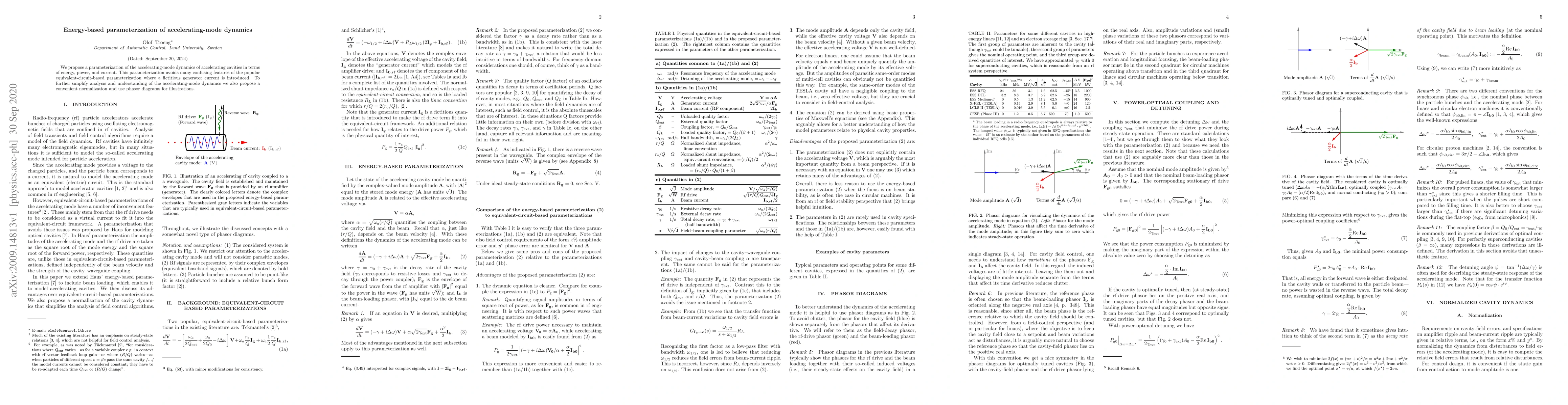 Thumbnail for Energy-based parameterization of accelerating-mode dynamics