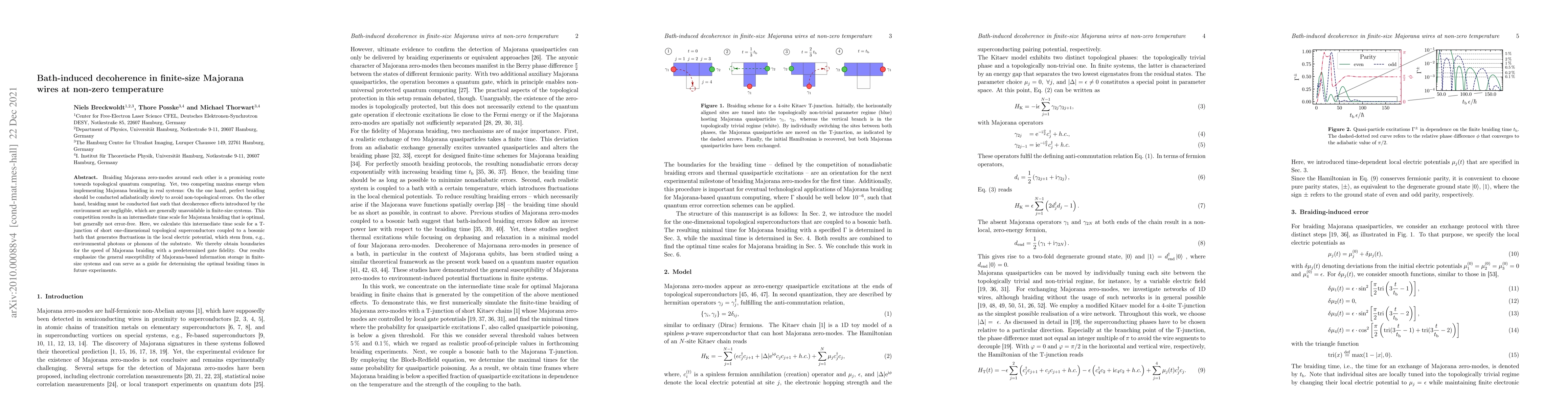 Thumbnail for Bath-induced decoherence in finite-size Majorana wires at non-zero
  temperature