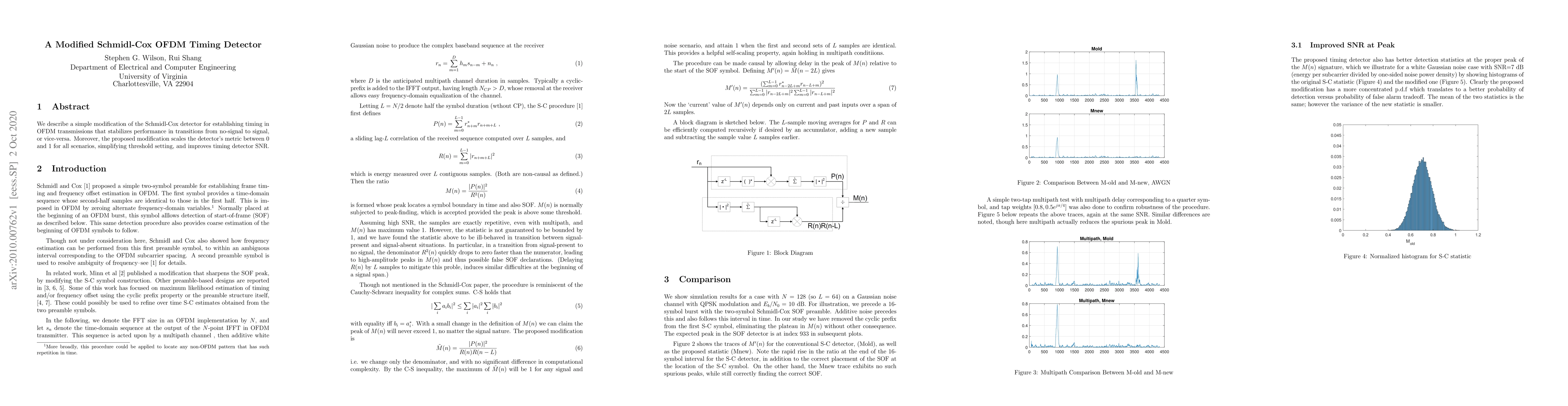 Thumbnail for A Modified Schmidl-Cox OFDM Timing Detector