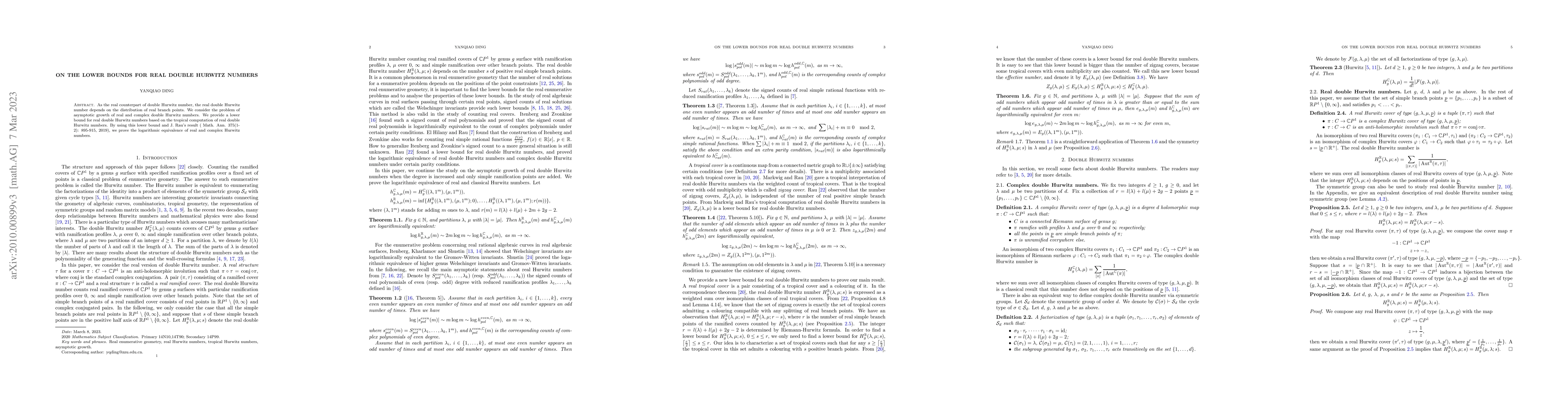 Thumbnail for On the lower bounds for real double Hurwitz numbers