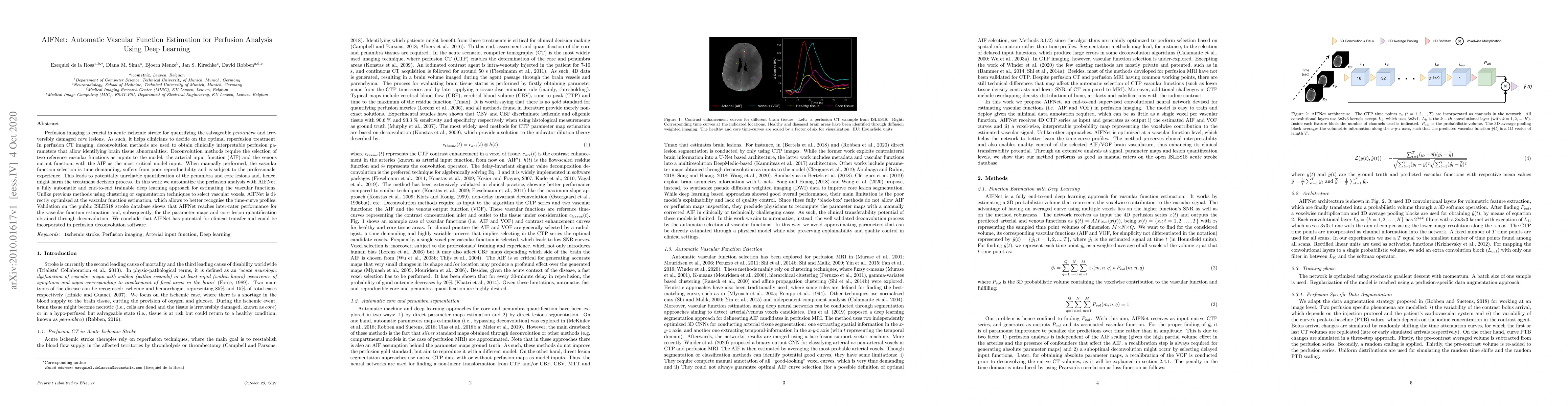 Thumbnail for AIFNet: Automatic Vascular Function Estimation for Perfusion Analysis
  Using Deep Learning