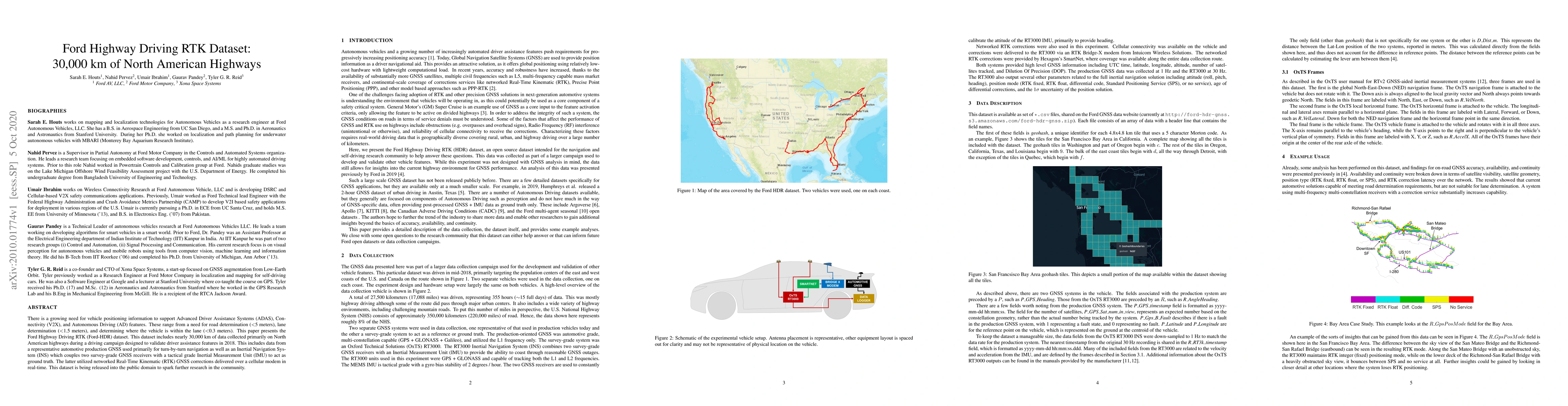 Thumbnail for Ford Highway Driving RTK Dataset: 30,000 km of North American Highways
