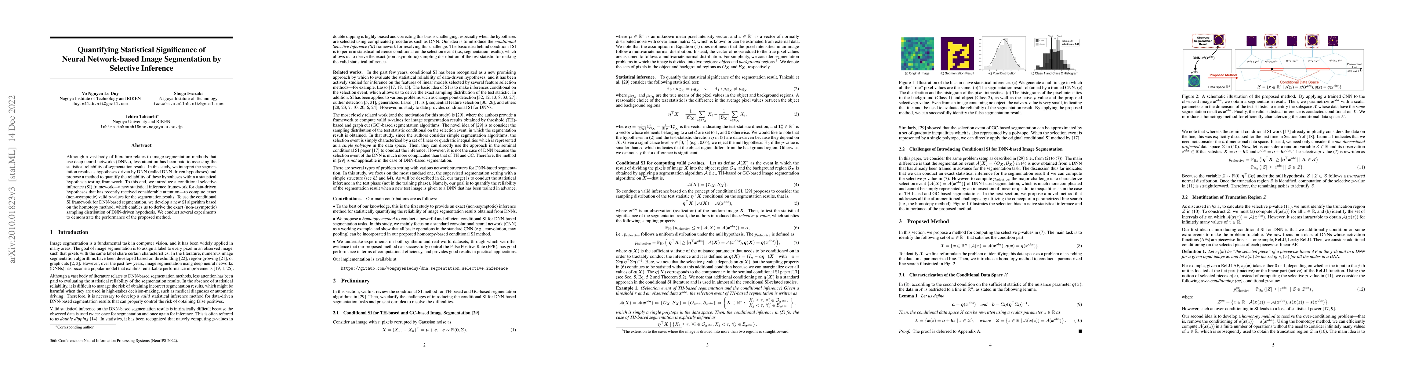 Thumbnail for Quantifying Statistical Significance of Neural Network-based Image
  Segmentation by Selective Inference