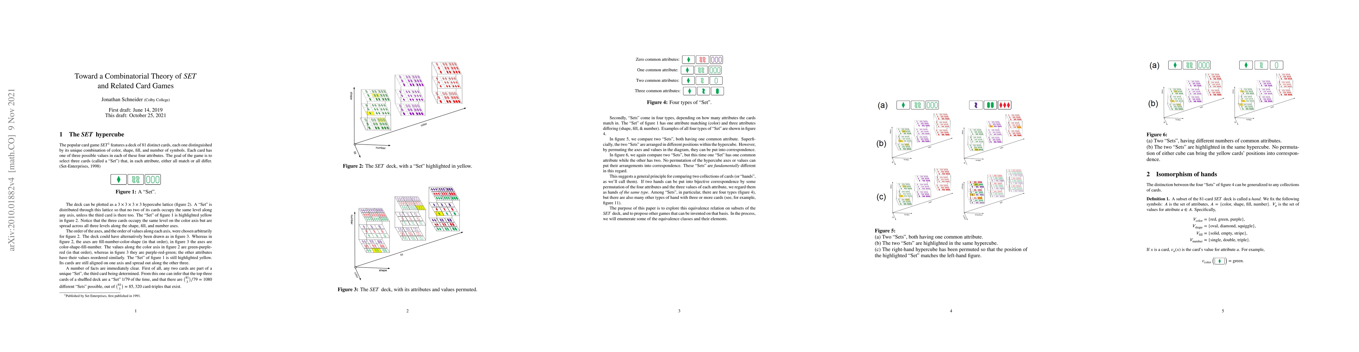 Thumbnail for Toward a Combinatorial Theory of SET and Related Card Games