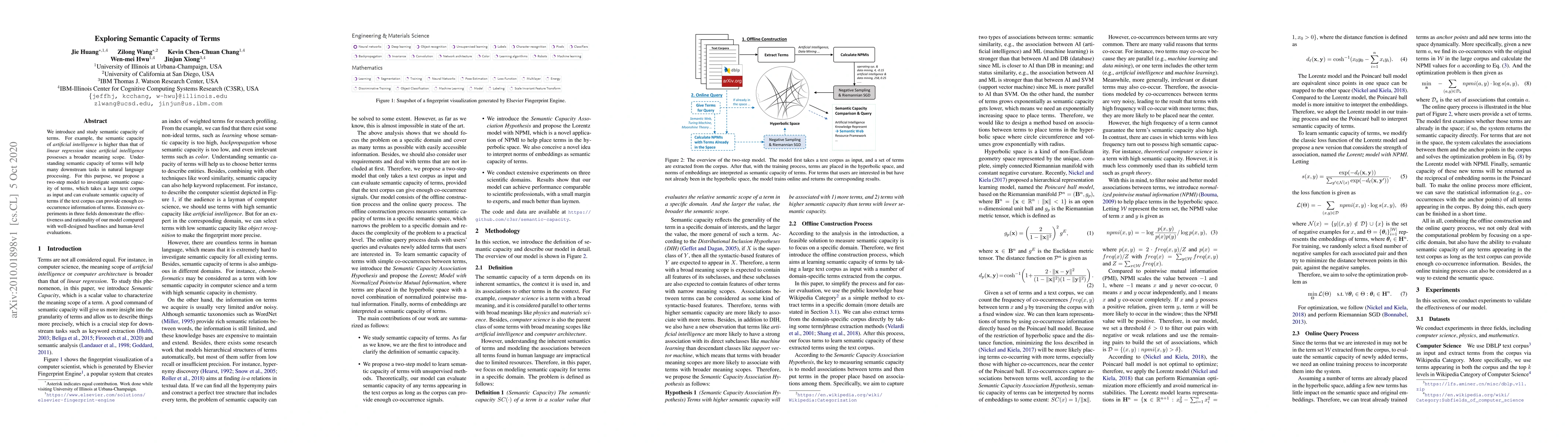 Thumbnail for Exploring Semantic Capacity of Terms