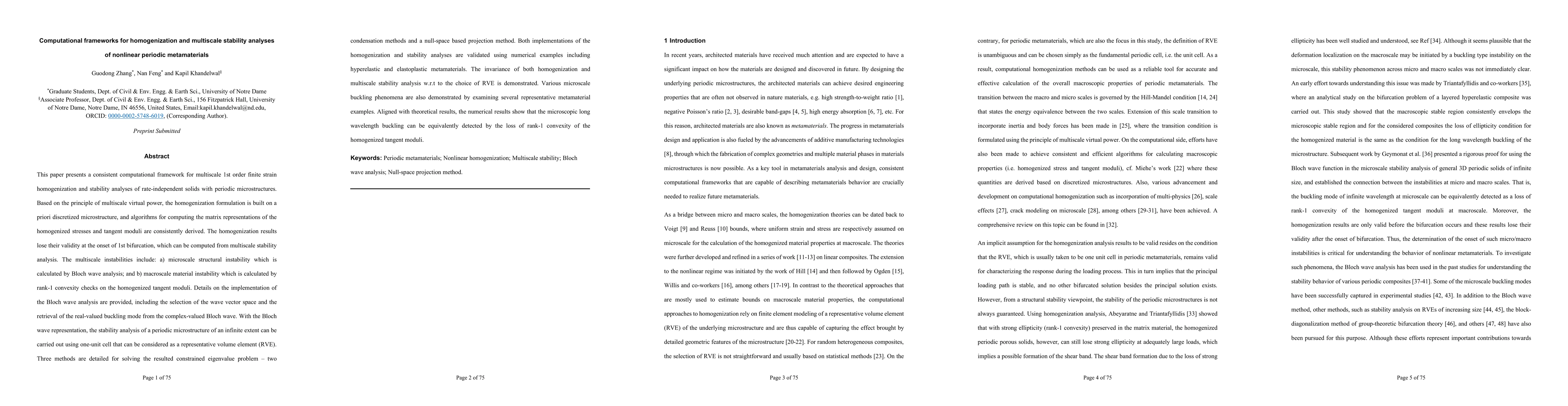 Thumbnail for Computational frameworks for homogenization and multiscale stability
  analyses of nonlinear periodic metamaterials