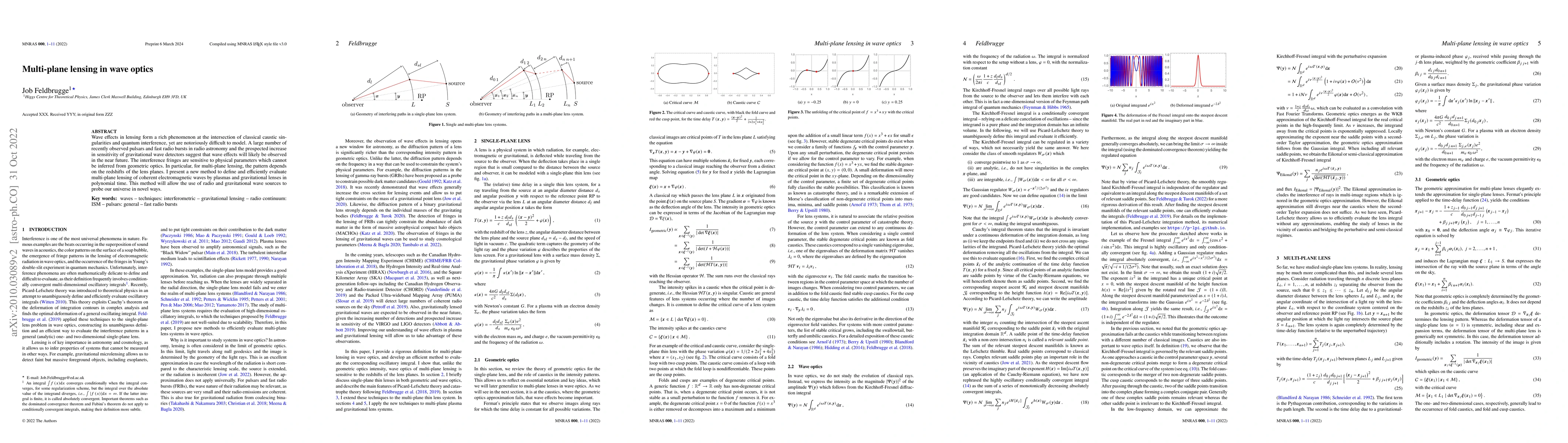 Thumbnail for Multi-plane lensing in wave optics
