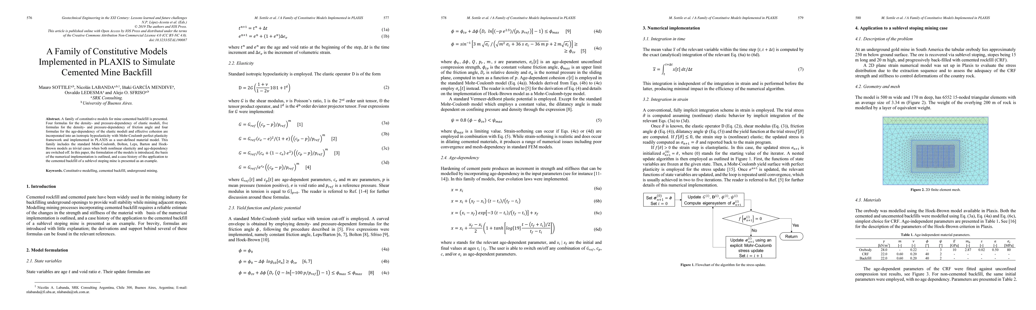 Thumbnail for A Family of Constitutive Models Implemented in PLAXIS to Simulate
  Cemented Mine Backfill