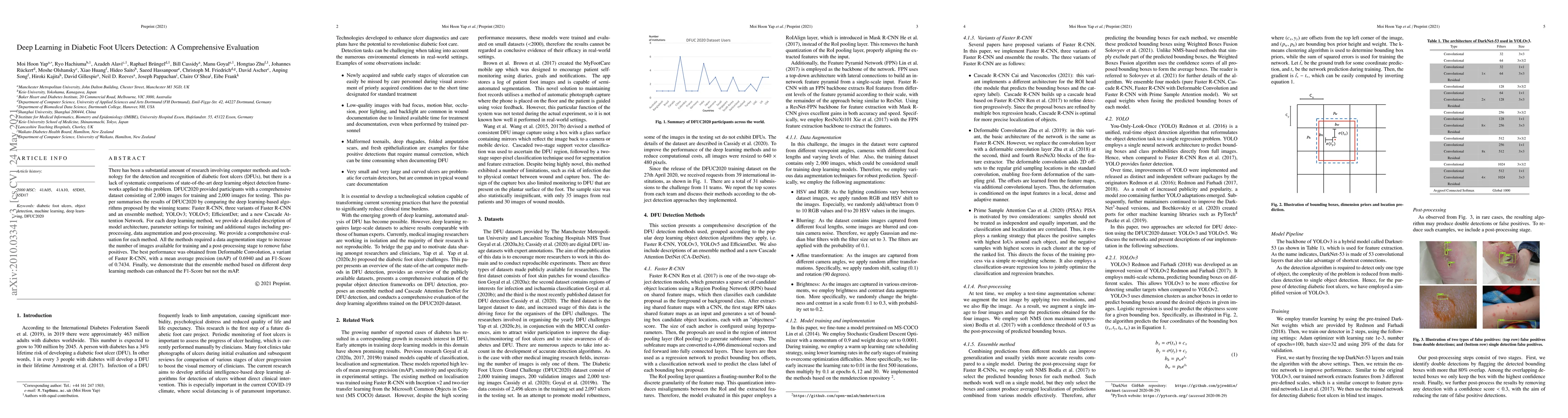 Thumbnail for Deep Learning in Diabetic Foot Ulcers Detection: A Comprehensive
  Evaluation