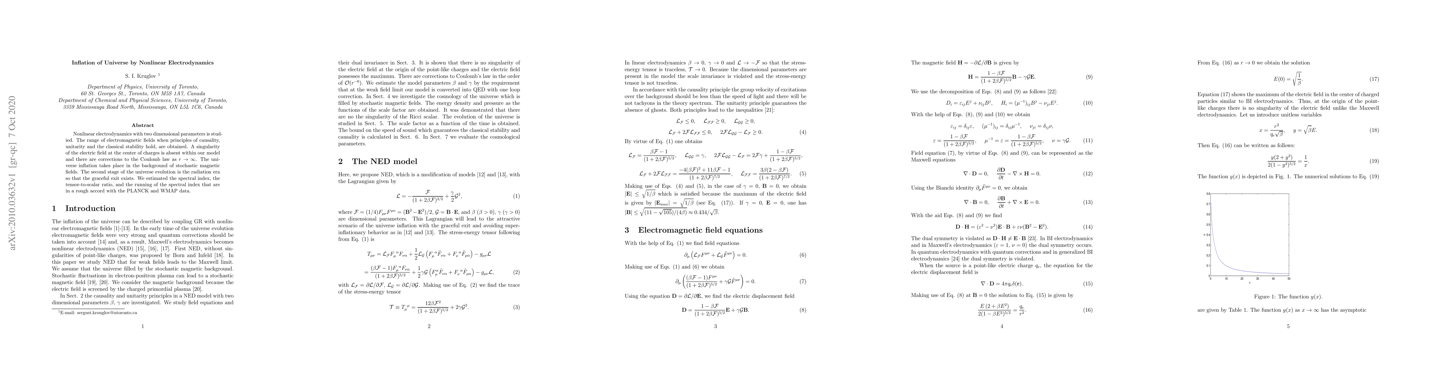 Thumbnail for Inflation of Universe by Nonlinear Electrodynamics