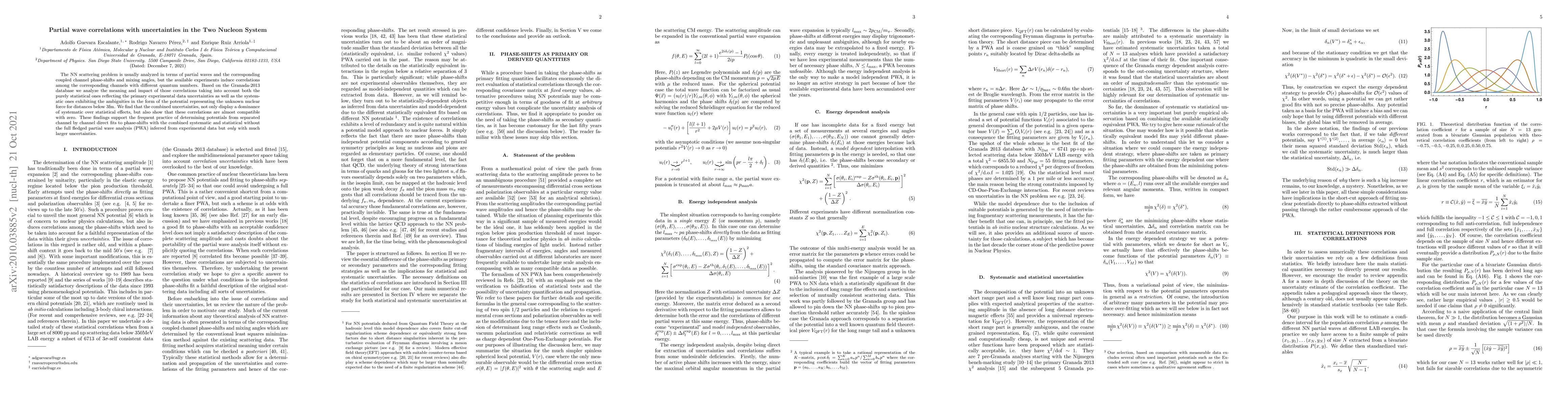 Thumbnail for Partial wave correlations with uncertainties in the Two Nucleon System