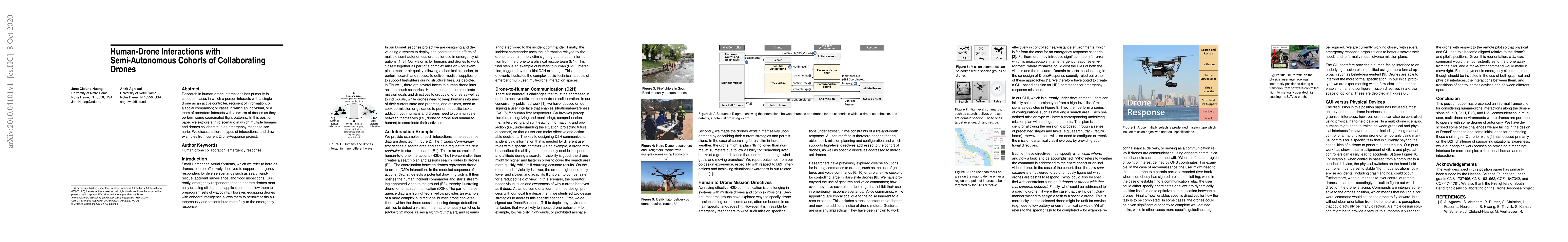 Thumbnail for Human-Drone Interactions with Semi-Autonomous Cohorts of Collaborating
  Drones