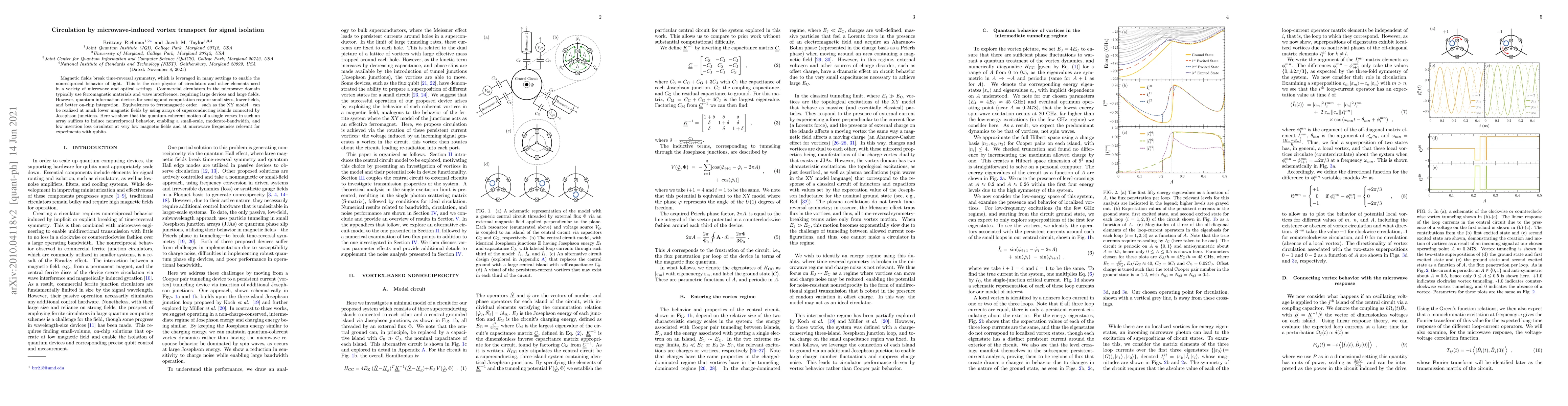 Thumbnail for Circulation by microwave-induced vortex transport for signal isolation