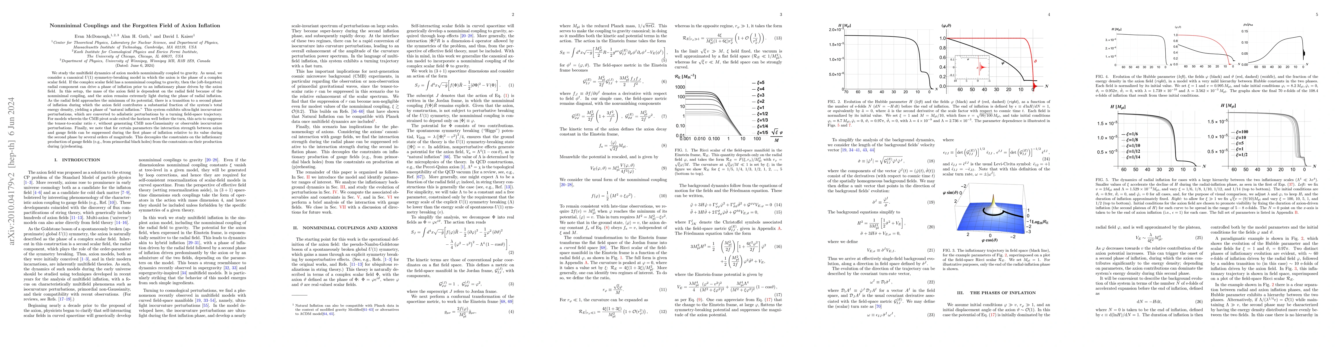 Thumbnail for Nonminimal Couplings and the Forgotten Field of Axion Inflation