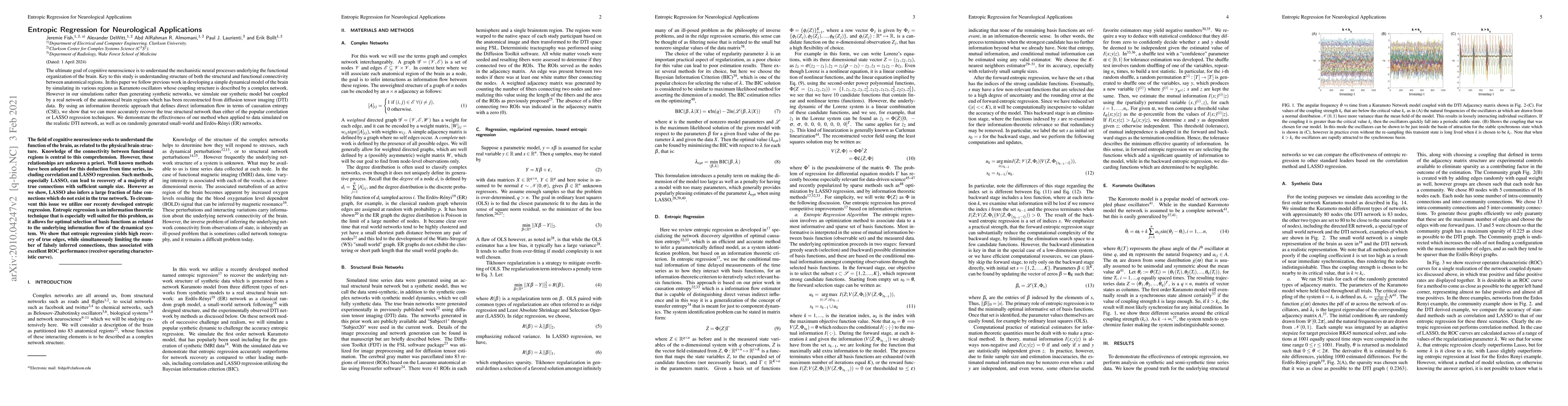 Thumbnail for Entropic Causal Inference for Neurological Applications