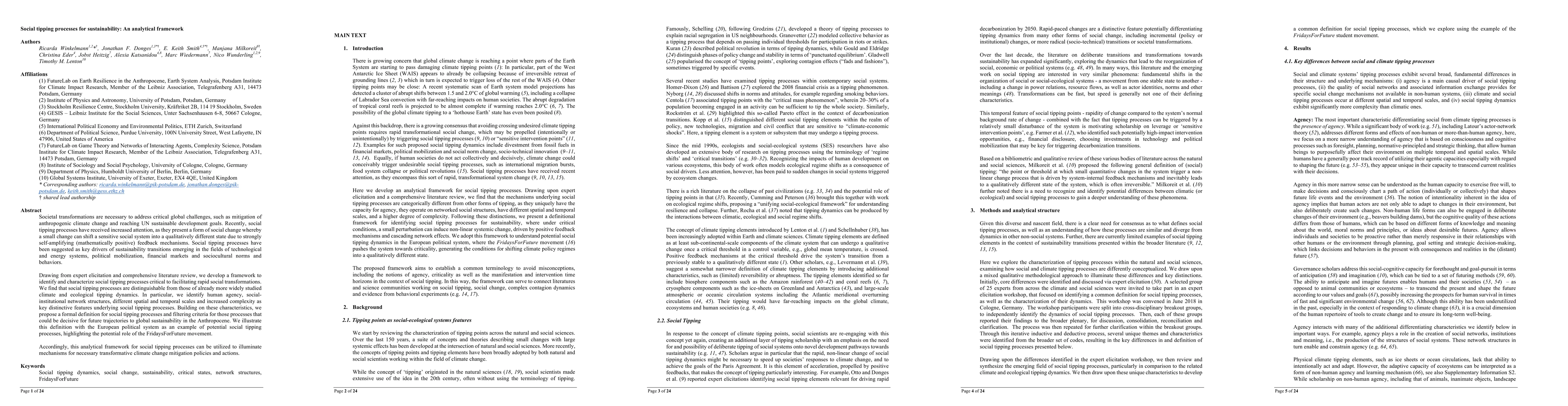Thumbnail for Social tipping processes for sustainability: An analytical framework